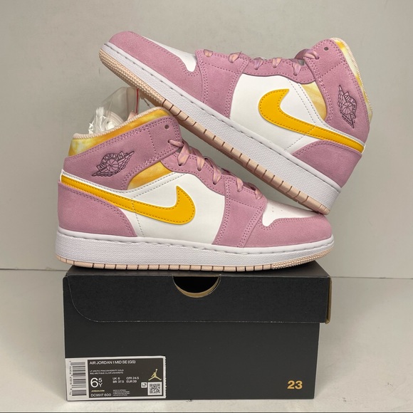 womens pink lemonade jordans